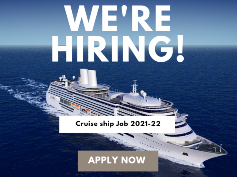 Cruise staff hiring in Dubai 2022