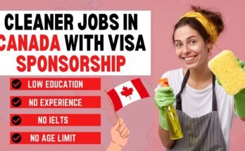 Cleaner Jobs in Canada with Visa Sponsorship